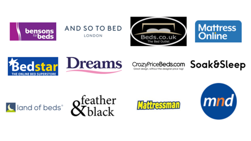 Sleep Retailers Logos
